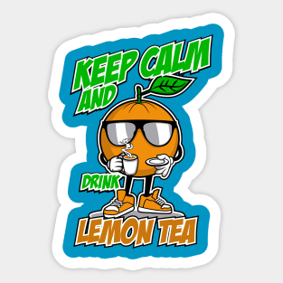 LEMON TEA CARTOON Sticker